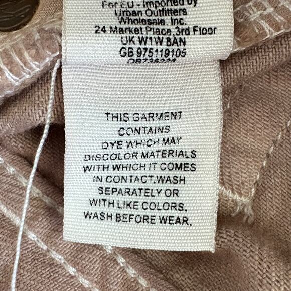 Free People We The Free Distressed Denim Shorts 26 Grunge Indie Raw Hem Brown - Picture 6 of 7